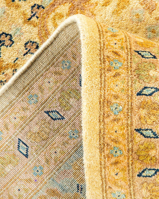 Traditional Mogul Ivory Wool Area Rug 8' 3" x 10' 3" - Solo Rugs