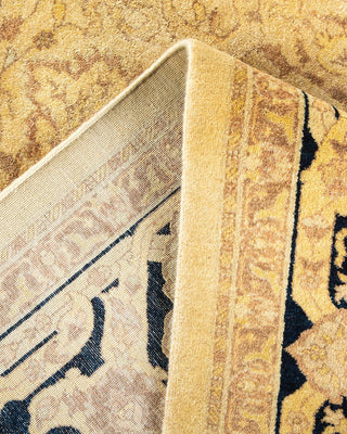 Traditional Mogul Ivory Wool Area Rug 6' 1" x 8' 9" - Solo Rugs