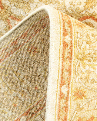 Traditional Mogul Ivory Wool Area Rug 3' 2" x 5' 1" - Solo Rugs