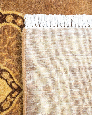 Traditional Mogul Beige Wool Area Rug 3' 2" x 5' 1" - Solo Rugs