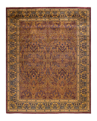 Traditional Mogul Red Wool Area Rug 8' 1" x 10' 2" - Solo Rugs