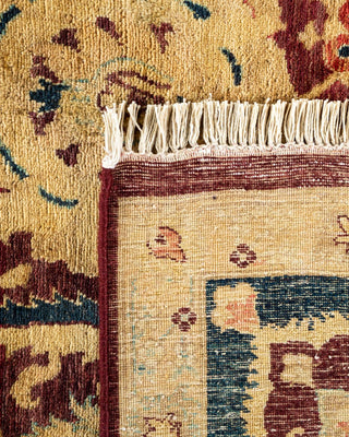 Traditional Mogul Red Wool Area Rug 8' 0" x 10' 4" - Solo Rugs