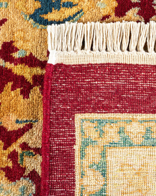 Traditional Mogul Red Wool Area Rug 8' 1" x 10' 2" - Solo Rugs