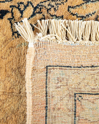 Traditional Mogul Beige Wool Area Rug 6' 2" x 9' 2" - Solo Rugs