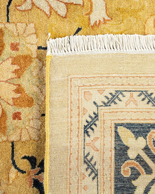 Traditional Mogul Green Wool Area Rug 8' 1" x 10' 2" - Solo Rugs