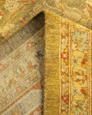Traditional Mogul Green Wool Area Rug 8' 4" x 10' 2" - Solo Rugs