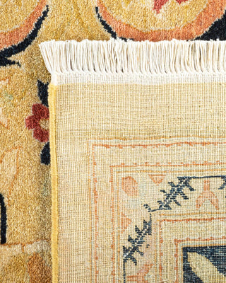 Traditional Mogul Ivory Wool Area Rug 9' 4" x 11' 10" - Solo Rugs