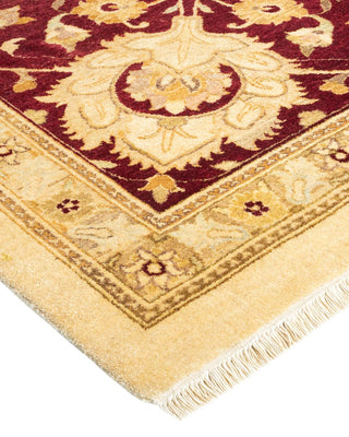 Traditional Mogul Ivory Wool Area Rug 12' 3" x 15' 0" - Solo Rugs