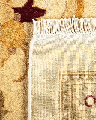 Traditional Mogul Ivory Wool Area Rug 12' 3" x 15' 0" - Solo Rugs