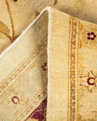 Traditional Mogul Ivory Wool Area Rug 12' 3" x 15' 0" - Solo Rugs
