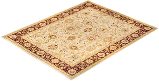 Traditional Mogul Ivory Wool Area Rug 12' 3" x 15' 0" - Solo Rugs