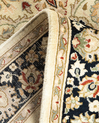Traditional Mogul Beige Wool Area Rug 3' 0" x 5' 0" - Solo Rugs