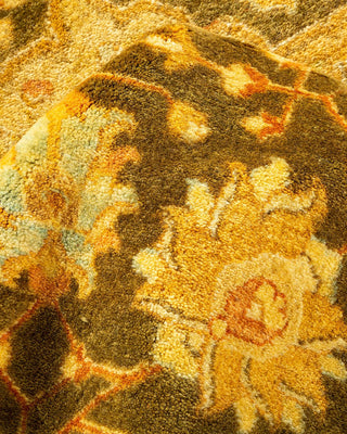 Traditional Mogul Green Wool Runner 6' 2" x 10' 10" - Solo Rugs