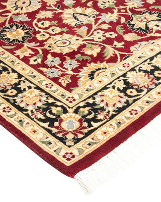 Traditional Mogul Red Wool Area Rug 3' 1" x 5' 3" - Solo Rugs