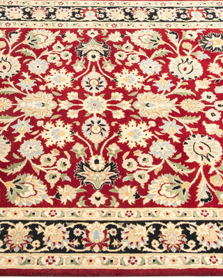 Traditional Mogul Red Wool Area Rug 3' 1" x 5' 3" - Solo Rugs