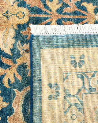 Contemporary Eclectic Blue Wool Area Rug 9' 0" x 11' 10" - Solo Rugs