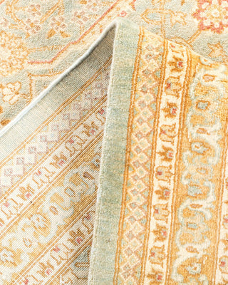 Traditional Mogul Light Blue Wool Area Rug 8' 0" x 9' 10" - Solo Rugs