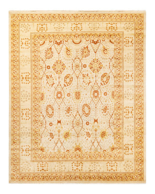 Mogul, One-of-a-Kind Hand-Knotted Area Rug - Ivory, 8' 3" x 10' 4" - Solo Rugs