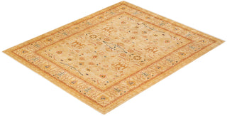 Traditional Mogul Ivory Wool Area Rug 8' 3" x 10' 1" - Solo Rugs