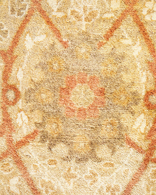 Traditional Mogul Ivory Wool Area Rug 8' 5" x 10' 1" - Solo Rugs