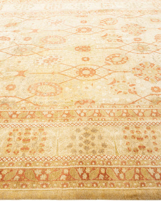 Traditional Mogul Ivory Wool Area Rug 8' 5" x 10' 1" - Solo Rugs