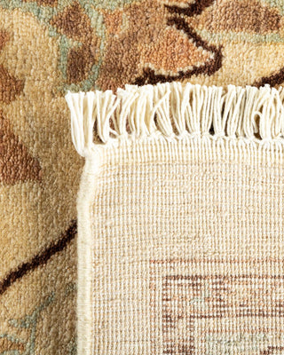 Traditional Mogul Ivory Wool Area Rug 9' 2" x 11' 9" - Solo Rugs