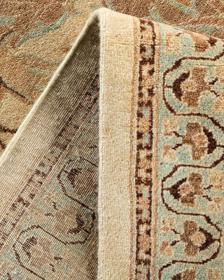 Traditional Mogul Ivory Wool Area Rug 9' 2" x 11' 9" - Solo Rugs