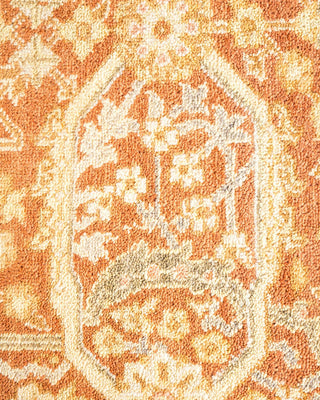 Traditional Mogul Brown Wool Area Rug 6' 2" x 8' 10" - Solo Rugs