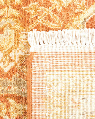 Traditional Mogul Brown Wool Area Rug 6' 2" x 8' 10" - Solo Rugs