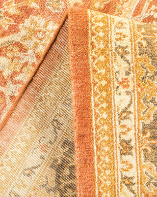 Traditional Mogul Brown Wool Area Rug 6' 2" x 8' 10" - Solo Rugs