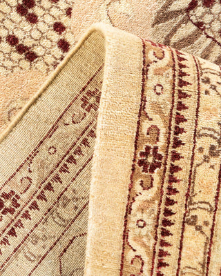 Traditional Mogul Ivory Wool Area Rug 9' 4" x 12' 1" - Solo Rugs