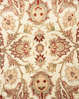 Traditional Mogul Ivory Wool Area Rug 3' 2" x 5' 2" - Solo Rugs
