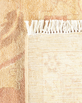 Contemporary Eclectic Ivory Wool Area Rug 9' 1" x 11' 7" - Solo Rugs