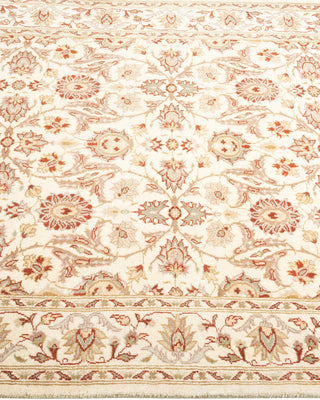 Traditional Mogul Ivory Wool Area Rug 3' 2" x 5' 2" - Solo Rugs