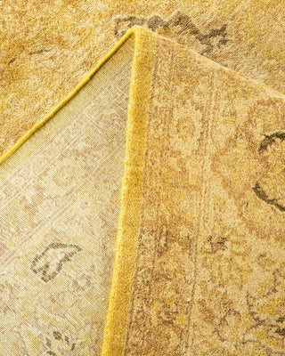 Traditional Mogul Green Wool Area Rug 8' 1" x 10' 7" - Solo Rugs