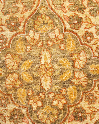 Traditional Mogul Green Wool Area Rug 8' 2" x 10' 3" - Solo Rugs