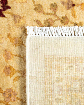 Traditional Mogul Ivory Wool Area Rug 10' 1" x 14' 1" - Solo Rugs