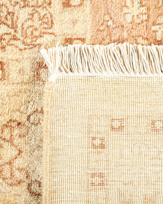 Traditional Mogul Ivory Wool Area Rug 6' 2" x 9' 1" - Solo Rugs