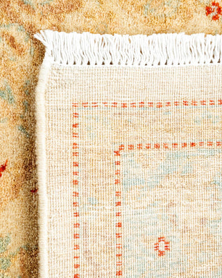 Traditional Mogul Ivory Wool Area Rug 3' 1" x 5' 3" - Solo Rugs