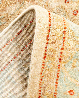 Traditional Mogul Ivory Wool Area Rug 3' 1" x 5' 3" - Solo Rugs