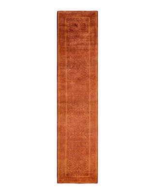 Traditional Mogul Orange Wool Runner 2' 7" x 11' 3" - Solo Rugs