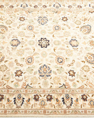 Traditional Mogul Ivory Wool Area Rug 3' 0" x 4' 10" - Solo Rugs
