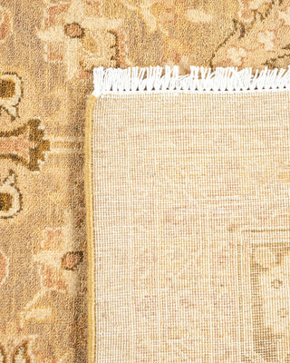 Contemporary Eclectic Ivory Wool Area Rug 9' 1" x 11' 10" - Solo Rugs