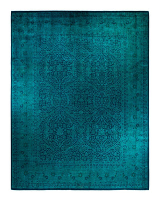 Vibrance, One-of-a-Kind Handmade Area Rug - Blue, 15' 5" x 11' 10" - Solo Rugs