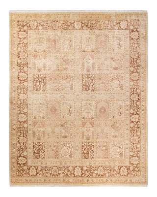 Traditional Mogul Ivory Wool Area Rug 8' 4" x 10' 4" - Solo Rugs