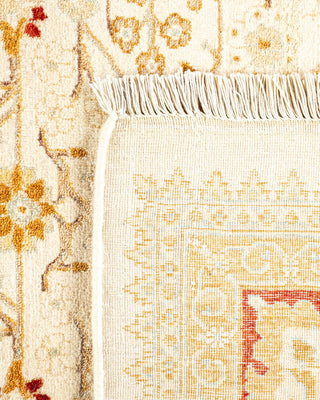 Traditional Mogul Ivory Wool Area Rug 8' 1" x 10' 2" - Solo Rugs