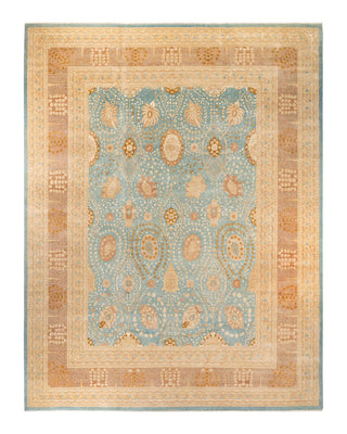Mogul, One-of-a-Kind Handmade Area Rug - Light Blue, 15' 9" x 12' 4" - Solo Rugs