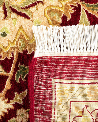 Traditional Mogul Red Wool Area Rug 10' 3" x 13' 3" - Solo Rugs