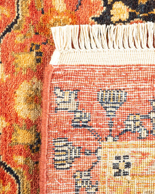 Traditional Mogul Orange Wool Area Rug 10' 3" x 14' 6" - Solo Rugs