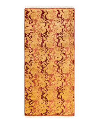 Traditional Mogul Pink Wool Runner 2' 8" x 5' 9" - Solo Rugs